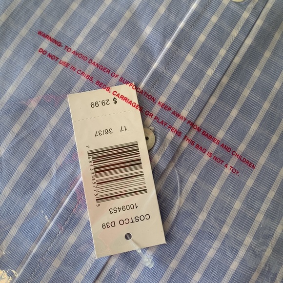 NWT English Laundry Mens dress shirt size 17 36/37 - Picture 5 of 5